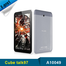 Original Dual Sim Cube u59gt Talk97 Tablet pc 9.7 inch IPS MTK8382 Quad Core 1.3GHz 1GB RAM 8GB Phone Call WCDMA GPS 8.0MP