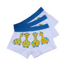 Cute 3-10T Kids Boxer Briefs Cartoon Cotton Children panties boys underwear 2016 fashion baby boy panties Hot sale