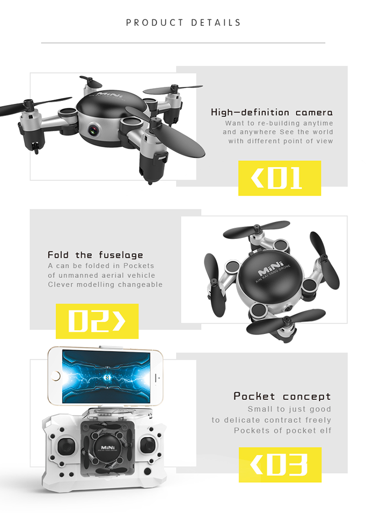 ky901 foldable mini drone