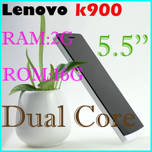 Original Lenovo K900 phone Russian Menu phone duad core 2GHZ 16G 32G Intel z2580 CPU 5