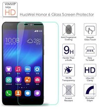Premium Tempered Glass for Huawei Honor 6 ,9H Explosion-proof 0.25D Arc Edge Screen Protector Film (For huawei 6 5.0inch)