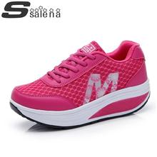 Women casual shoes women summer shoes mesh wedges for women leisure outdoor shoes A664
