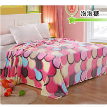 Home Textile Color Bubble style coral fleece blankets on the bed 4 Size for choice bedclothes bed sheet throws