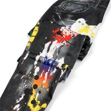 Cowboy Style Digital Printing Kids Cotton Pants Baby Cartoon Jeans Pattern Leggings For Beautiful Girl 5