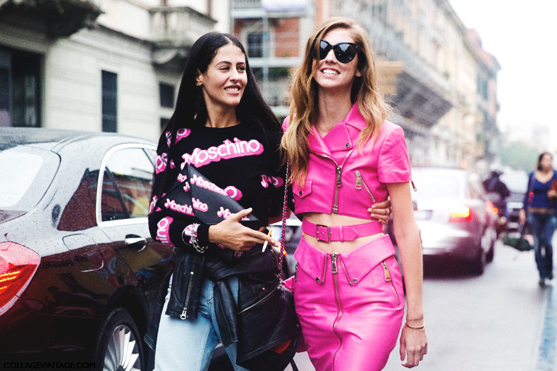 Milan_Fashion_Week_Spring_Summer_15-MFW-Street_Style-Chiara_Ferragni-Gilda_Grazia-Moschino_Barbie-