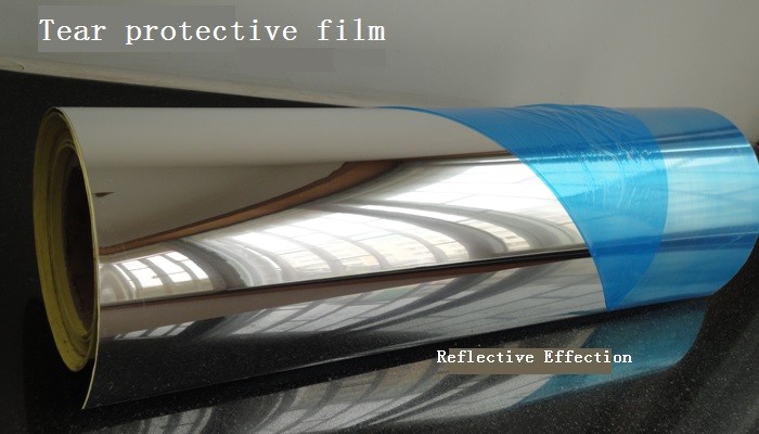 Description Picture 4 of itemSilver Reflective Solar Film, Decorative Mirror Foil, Waterproof Self Adhesive Mylar Mirrored Paper Light Luminous, 50cm Width