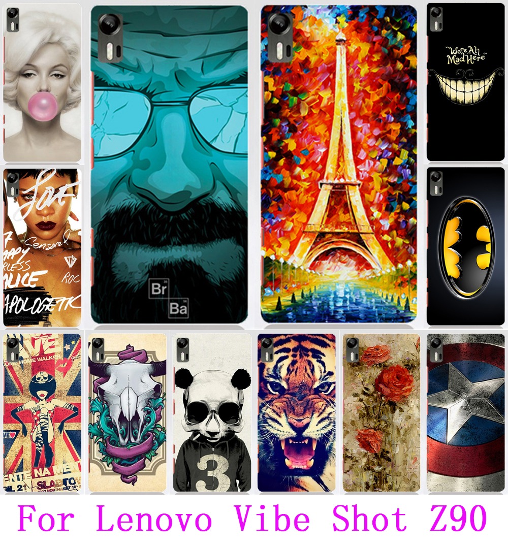 22 Patterns Popular Printed Phone Case Lenovo Z90 Cool Design Protective Back Skin Shell Cases Cover