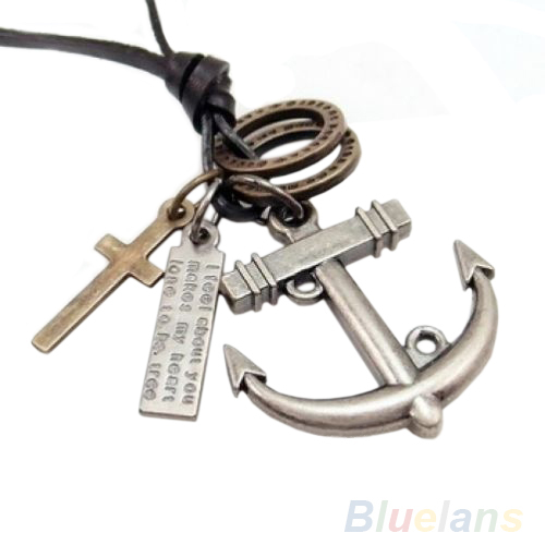 for pendants  Cross Leather & Multi Necklaces Adjustable Charms charms Genuine cross necklaces