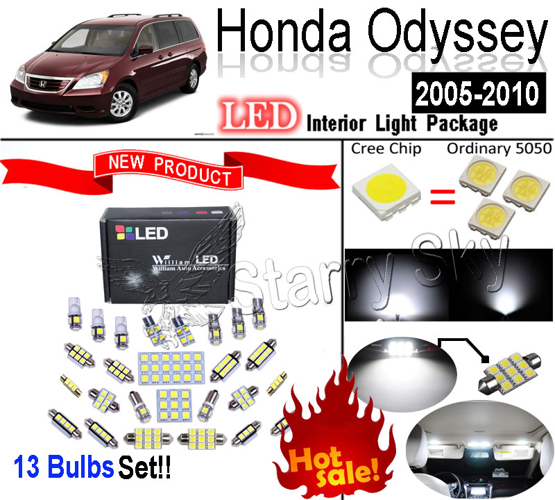 13 Blubs    SMD      Honda Odyssey 2005 ~ 2010