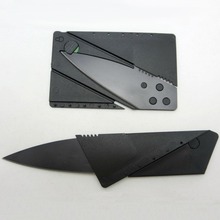 10PCS/LOTS  Security Selling Credit Card Knife Wallet Folding Safety Knife Pocket Camping Hunting knife