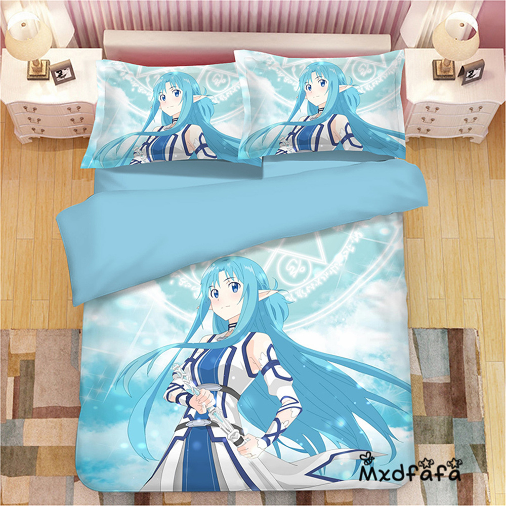 Details about  / 3D Kirito Kirigaya Kazuto 9880 Japan Anime Bed Pillowcases Quilt Duvet Cover Wen