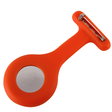 New Qualified Fashion Special Orange Nurse Watch Wear On Clothes Tunic Fob Lady Present Gift High