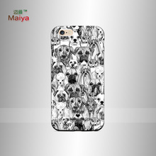 Just Dogs Hard Transparent Painted Cover New case Hard Plastic Original case for Iphone6 6S Cover With
