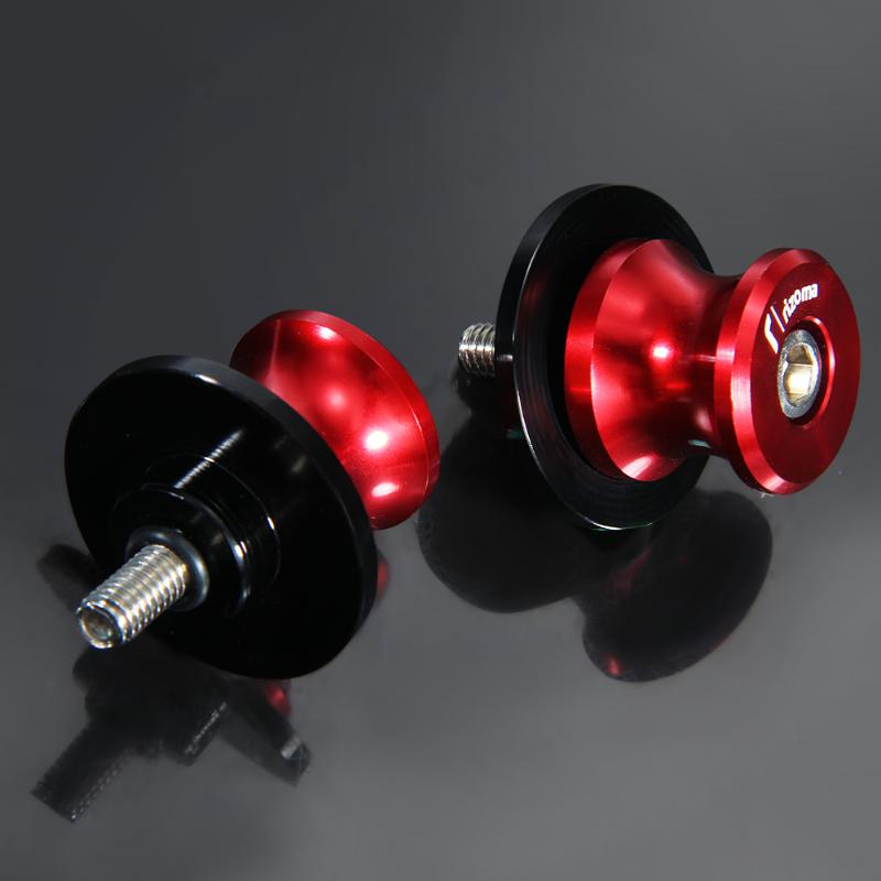 8MM CNC Motorcycle Swingarm Sliders Spools Fit For Suzuki Honda Year all Red