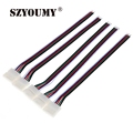 SZYOUMY 10mm 12mm 5 Pin RGBW Connector Wire Cable For SMD 5050 RGBW LED Strip Light