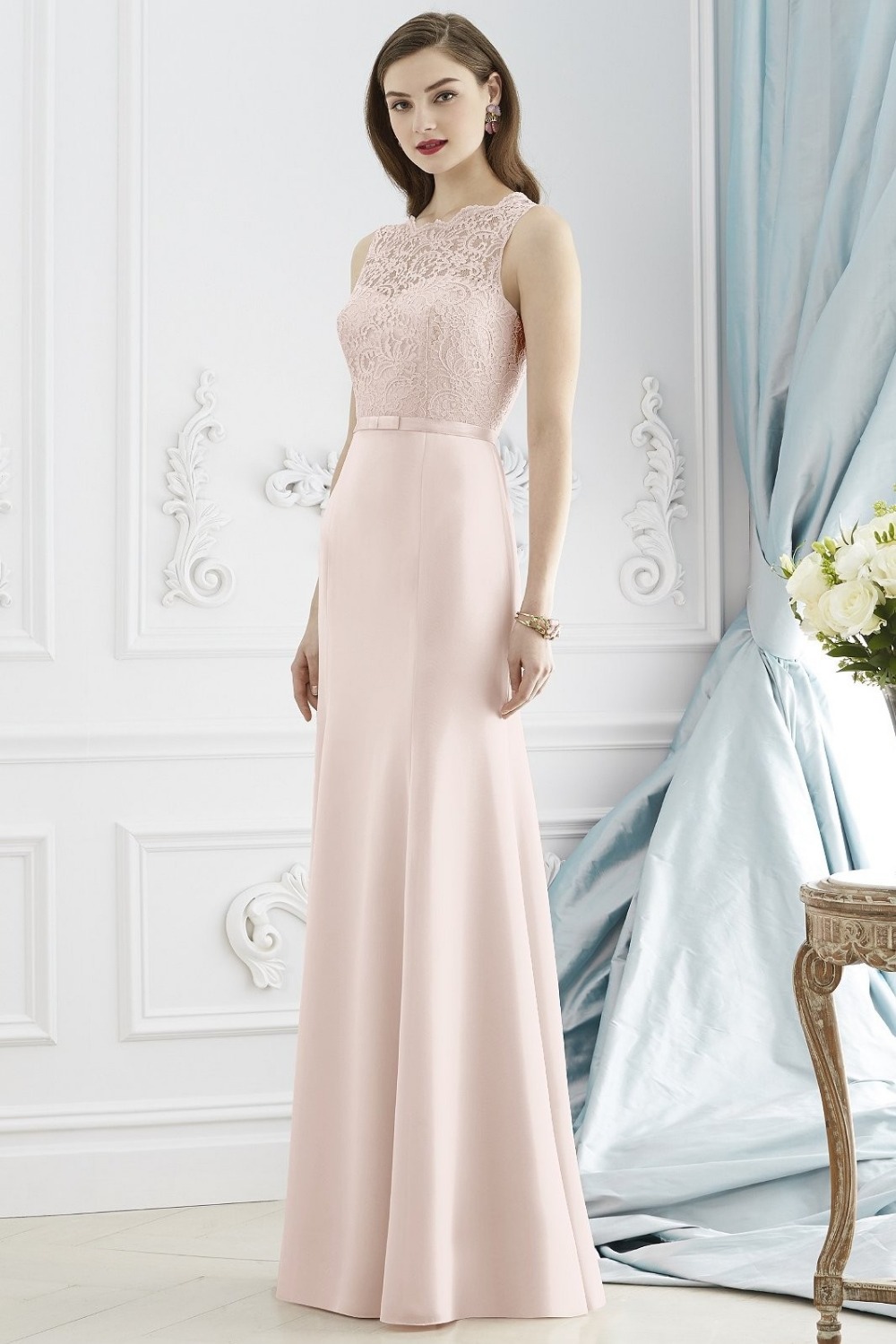 Blush Lace 2015 Bridesmaid Dress With Bow Belt Blush Coloring Wallpapers Download Free Images Wallpaper [coloring837.blogspot.com]