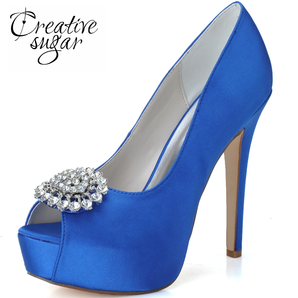 blue party heels