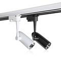 NEW LED COB Track Rail Light AC85 265V Spotlight Adjustable Rail Track Lighting lamp for Mall