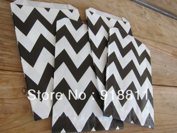 bags Treat paper chevron Bags CHEVRON Bags.jpg Print kraft FAVOR  Paper Kraft PARTY Snack and