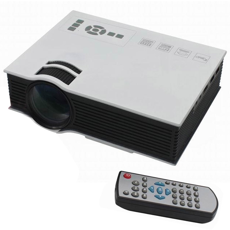 UC40 Full HD 1080P Home Theater Mini Projector for Video Games TV Movie, Support HDMI / VGA / AV