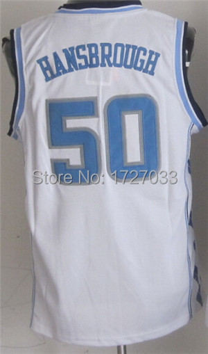 Jordan 23 Vince Carter 15 Ty Lawson 5 Larry Bird 33 The University of North Carolina UNC Men Blue White Basketball Jerseys (1).jpg