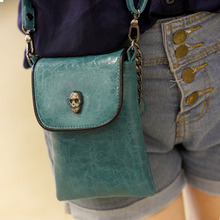 Free shipping fashion Women Messenger Bag PU Leather Envelope Shoulder Crossbody Bag Vintage Small Clutch Bag