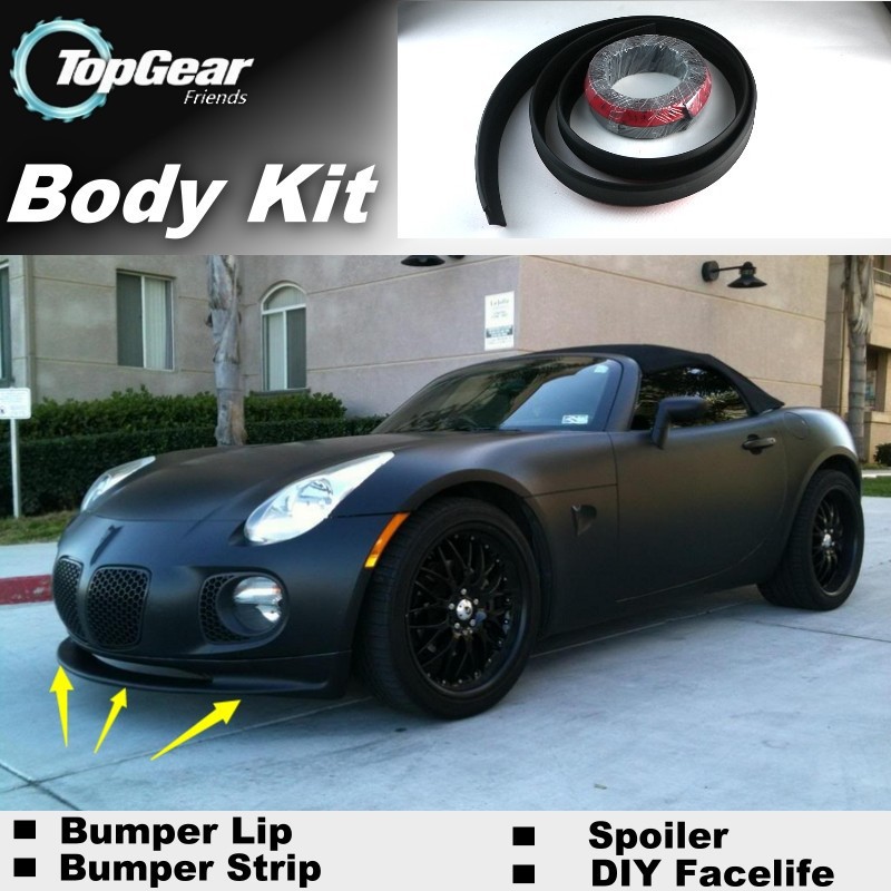 Bumper Lip Deflector Lips For Pontiac Solstice 2005~2010 Front Spoiler