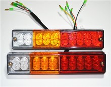 5pairs/lot 20 LED ATV Trailer Truck LED Tail Light Lamps Car Rear Lights Taillight Reversing Running Brake Turn Lights