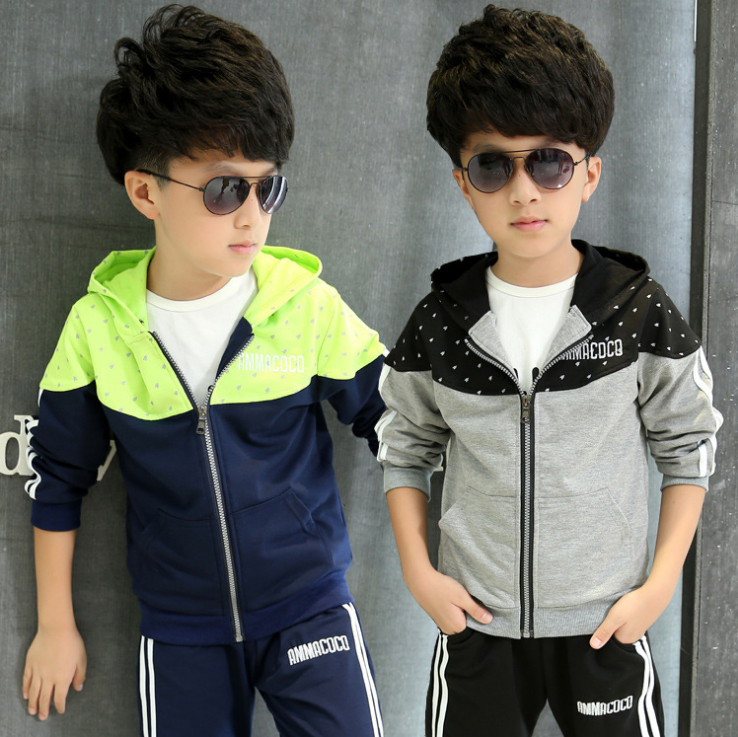 New Arrival Spring & Autumn Children's Clothing Sets Stylish Simplicity Boys Casual Sports Suit Kids Fall Boutique Clothing sets