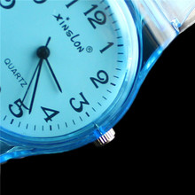 2015 New XINSLON Fashion Casual Watches Transparent Band Style Clock Hours Famous Brand Women s Quartz
