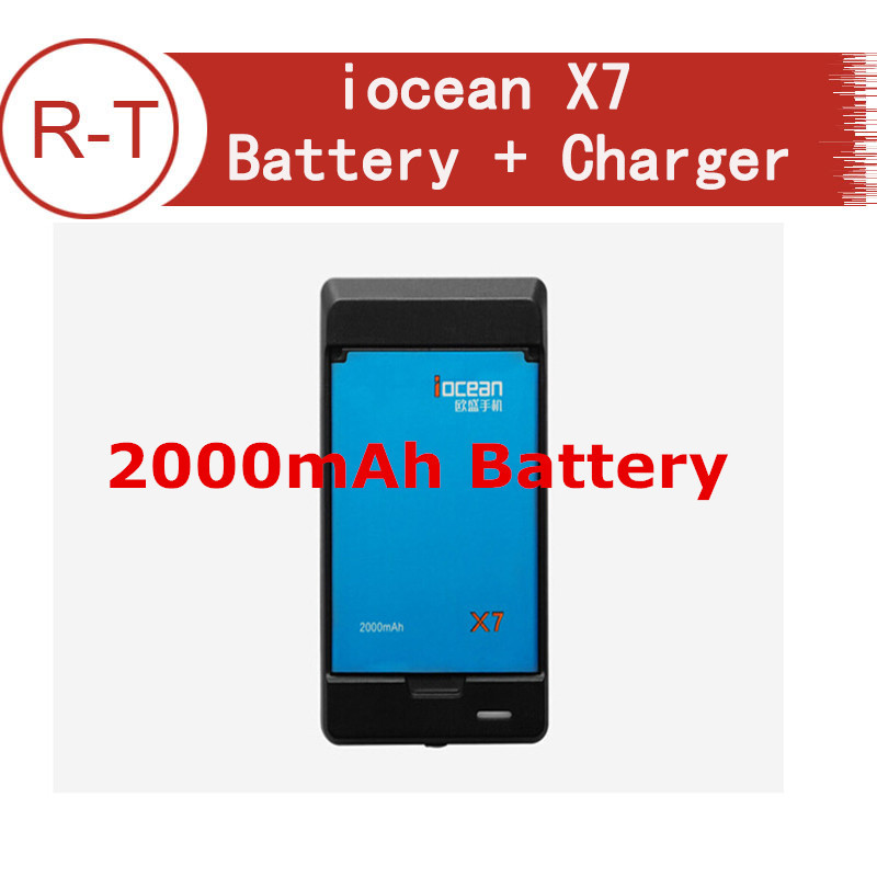 iocean x7 battery Original 2000Mah Li ion Battery Dock Charger Desktop For Iocean X7 Plus X7