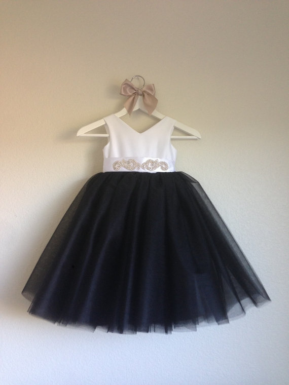 Black organza dress 4 toddler