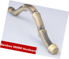 New Vintage Bamboo 96mm Furniture Hardware Handle Kitchen Drawer Wardrobe Cupboard Accessories Cabinets Door Knob
