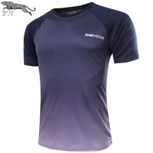 EA brand Sport t shirt men Clothing 2016 Summer Hot Sale Short sleeve Quick Dry Slim Fit Casual Running T-Shirts Tops&Tees M-XXL
