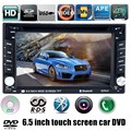 Universal 2 din 6 5 inch Car DVD MP4 Player With Bluetooth USB AM FM RDS