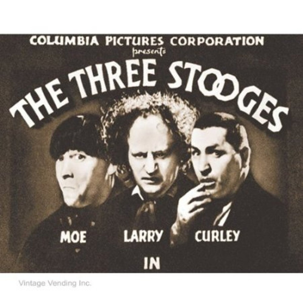 Stooges Columbia Pictures Classic TV Television Comedy Home Decor ...