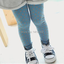Fashion Toddler Baby Gilrs Polka Dot Soft Leggings School Stretch Pant Trousers Size 2 8Y