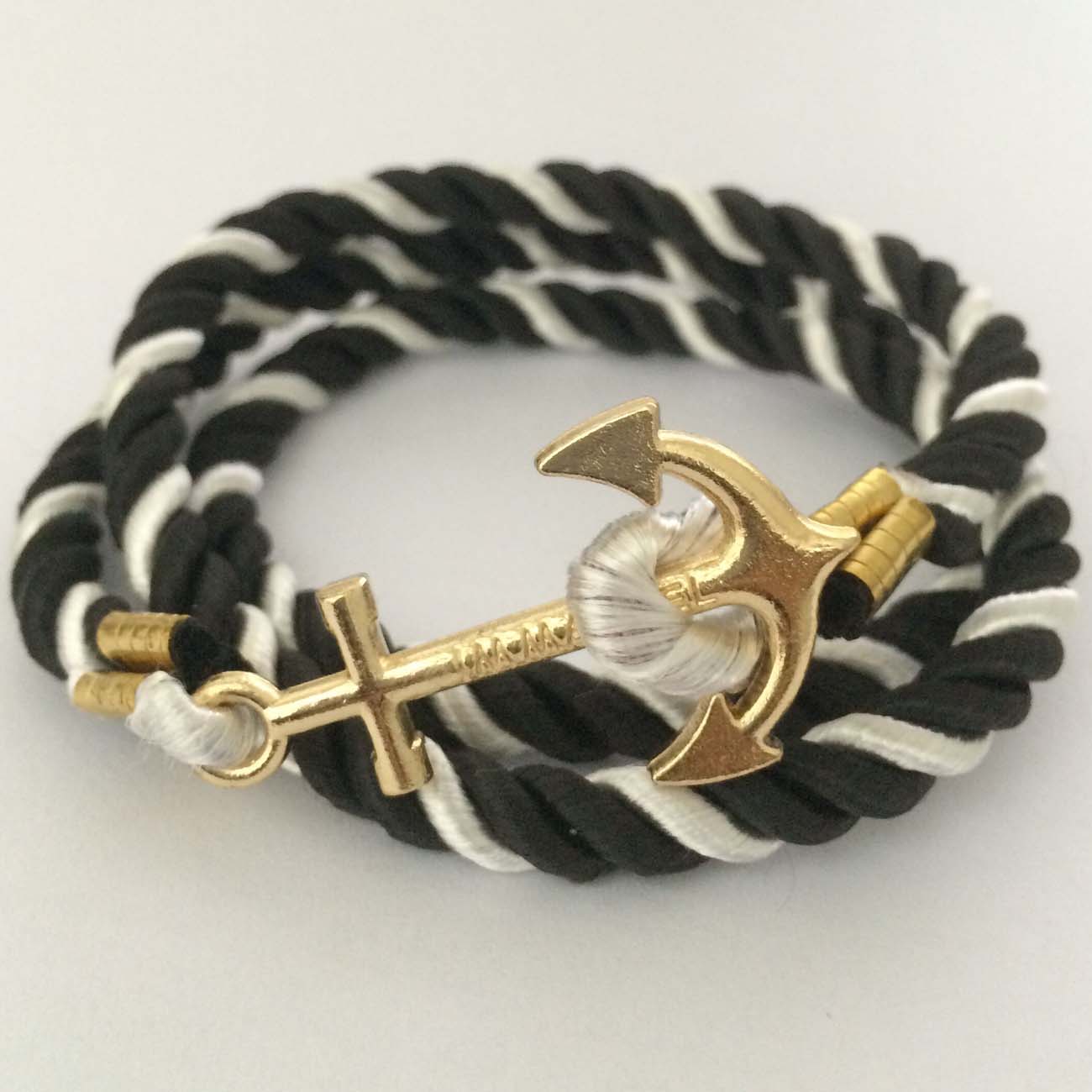 tom hope fashion jewelry 60cm rope bracelet men women anchor charm braceletin Charm Bracelets