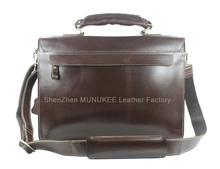 Luxury Genuine Leather Men s Briefcase Leather Business Briefcase 15 laptop Bag Shoulder Bag Men s