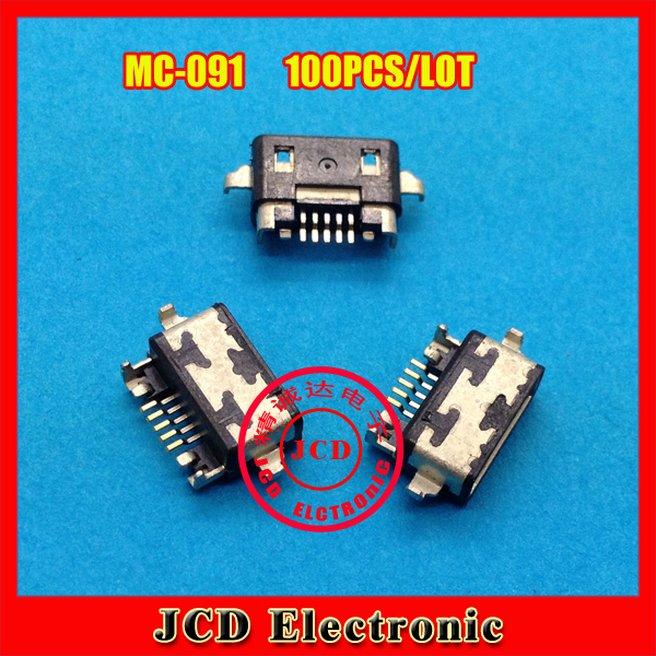 MC-091 100PCS/lot micro 5p USB jack connector socKet for phone charging port,data tail port,FOR MI,black color
