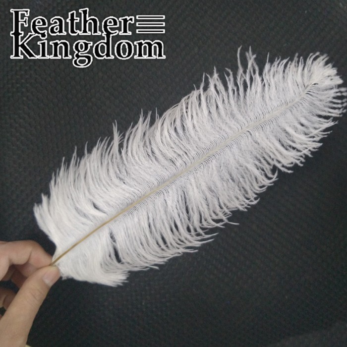 30-35cm white ostrich feathers 2
