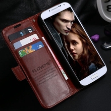 Ретро ума-лошадь кожа флип чехол для Samsung Galaxy S4 i9500 / S4 мини-i9190 аксессуары кошелек стенд