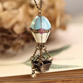 2016 new love womens jewelry statement necklaces pendants long rope air ballnoon collier collares femme necklace