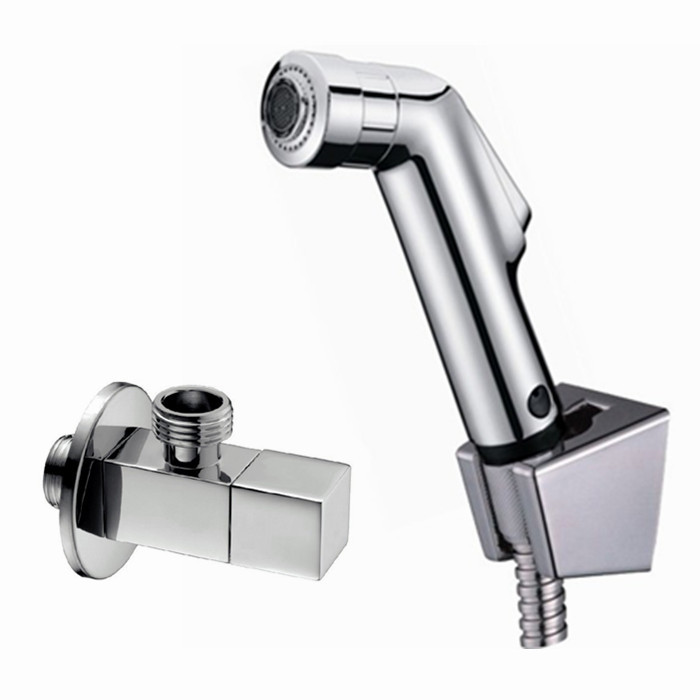 Free shipping shattaf Women Hand held Bidet Shower set Portable bidet spray faucet with 1.5m hose ducha higienica BD111