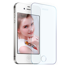 Protection Premium Front Tempered Glass Film on Screen Protector Pelicula For iphone4 iphone4S iphone 4 4S 4/4S i Phone de vidro