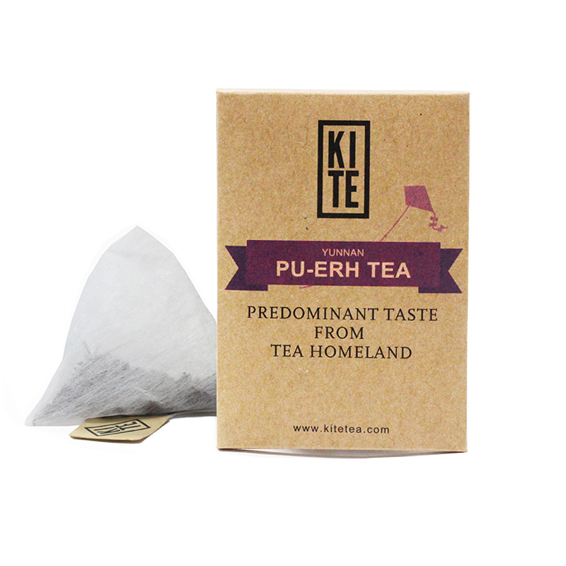 KITE Royal Puer tea Whole Leaves Pu er Tea In Pyramid Tea Bag 50 pieces Chinese
