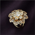 2017 Fashion Brooches Pin For Women Rhinestone Crystal Scarf Clips Buckle Gold Silver Enamel Brooch Pins