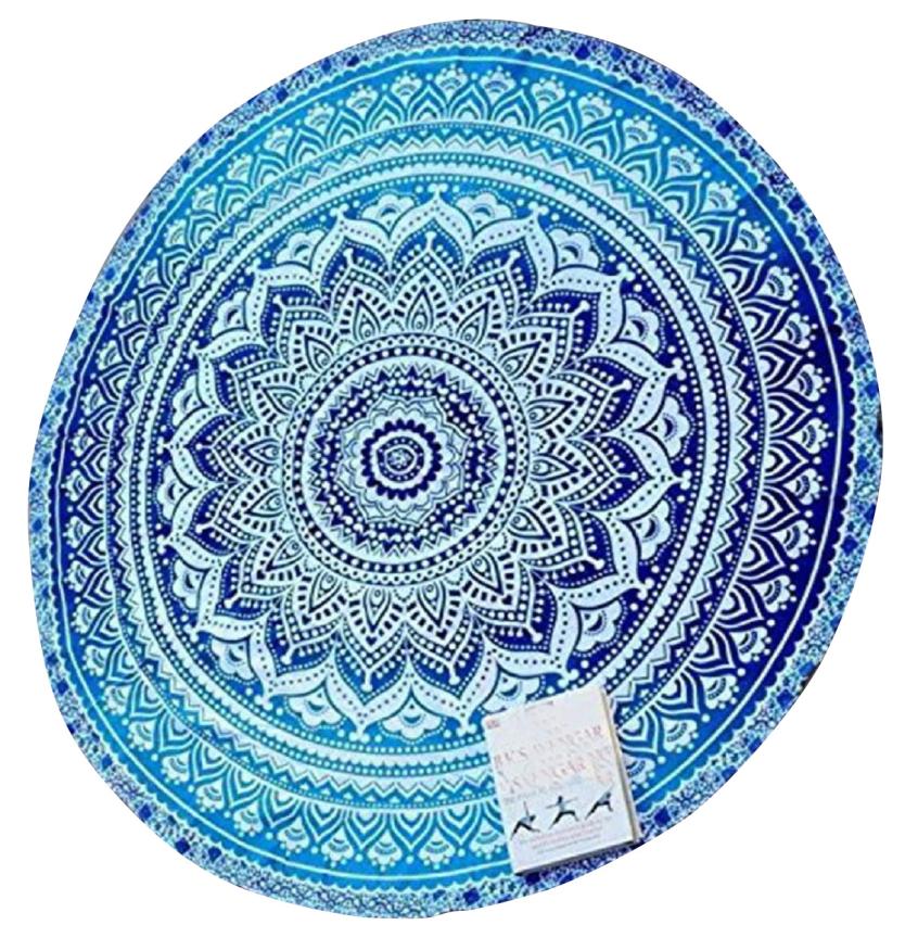 JY 5 Mosunx Business 2016 Hot Selling Round Beach Pool Home Shower Towel Blanket Table Cloth Yoga Mat