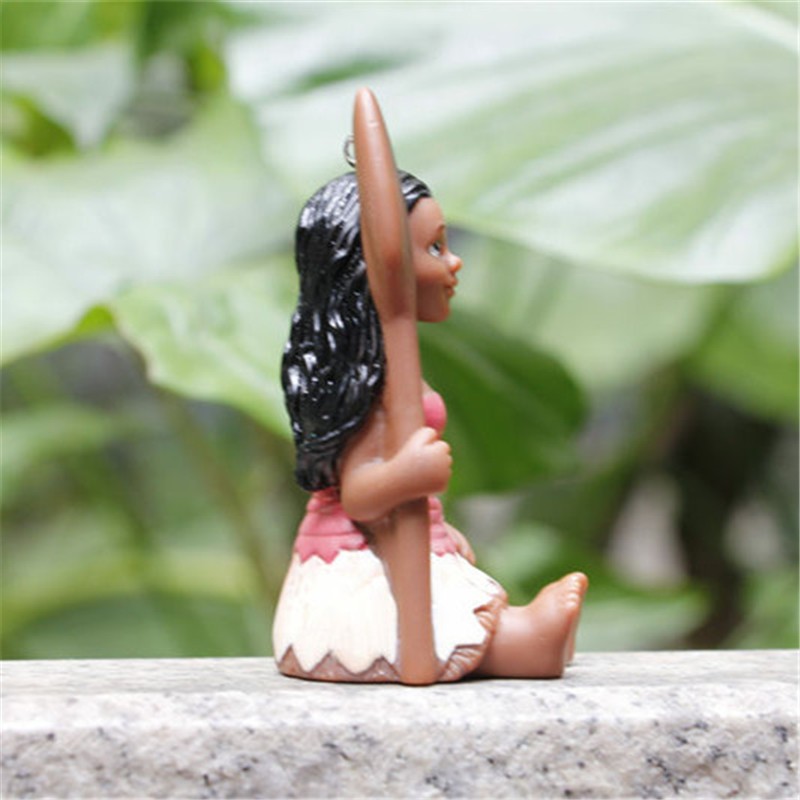 Movie Moana Princess Figuras Toys Moana Maui Pua Action Figure Model Dolls Keychain Pendant Gift for Chilren 3pcslot 7-8cm (3)