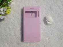 For Samsung Galaxy S4 Mini I9190 Smart S-view S View Sleep Function Original Flip Leather Back Cover Battery Case Holster